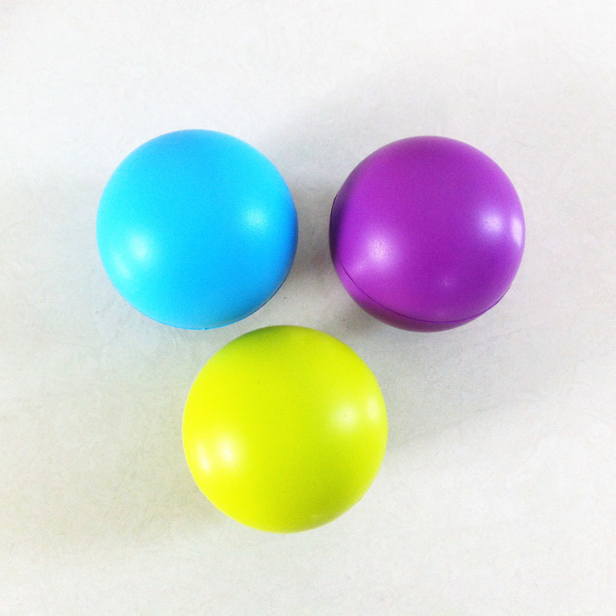 4cm pu ventilación estrés bola transfronteriza protección del medio ambiente niños squeeze bola pu espuma sólida esponja elástica bola de juguete
