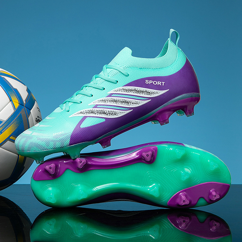Zapatos de Fútbol con Tacos AG de TPU y KPU Ligeros para Césped Natural y Artificial