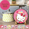 Water -absorbing meal cushion Sanrio Japanese -style ceramic pot pad Kitty household thermal insulation pad decorative coop dish pad