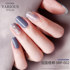 AS甲油膠2023年新款秋冬磨砂酒紅法國梧桐光療持久美甲店專用套系