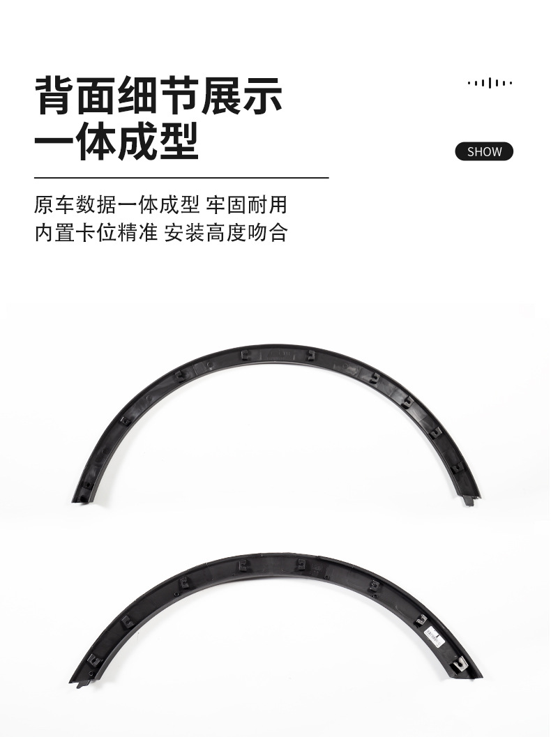 Suitable for 2013-2018 Buick Encore car door wheel arch trim, wheel decorative strips, and fender protectors