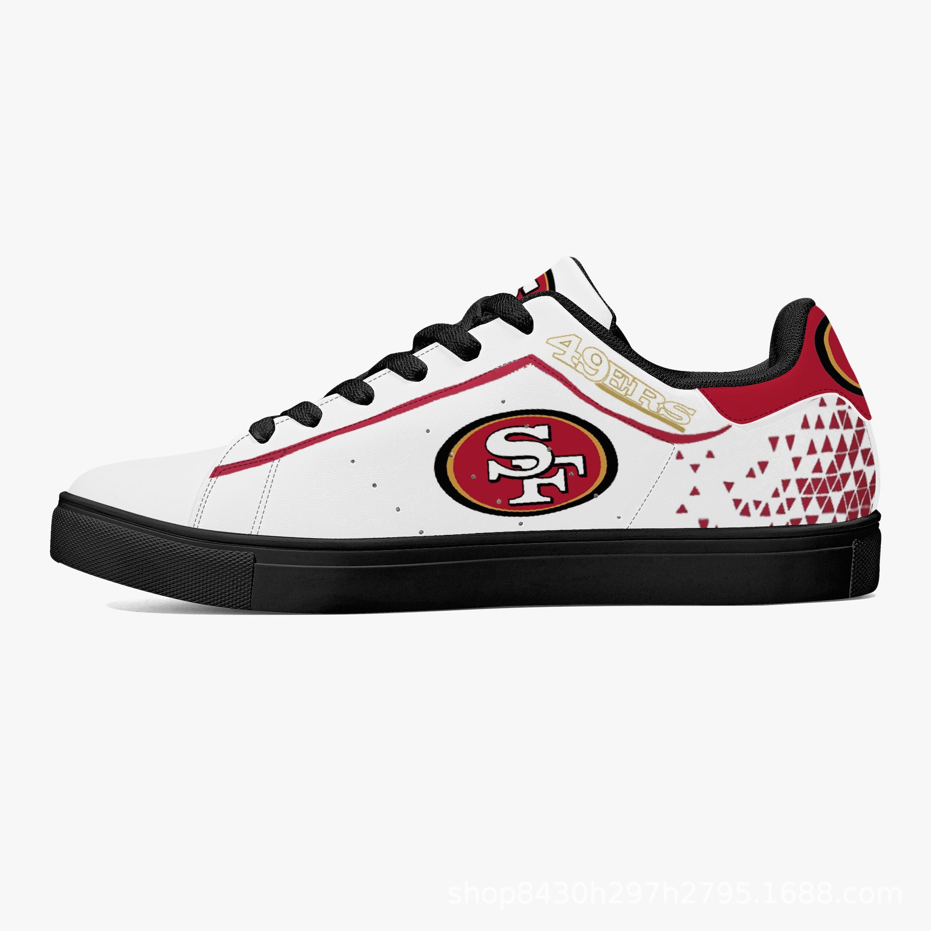 亚马逊爆款NFL突袭者球队定 制低帮板鞋运动休闲板鞋可代发