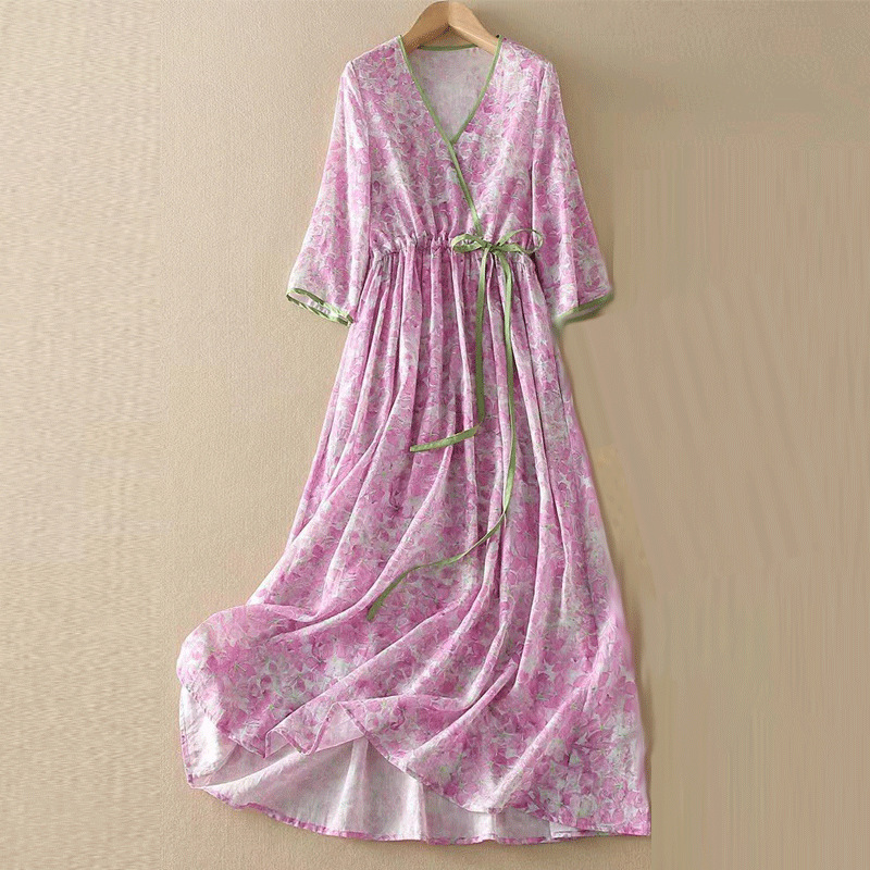 Summer fashionable elegant retro comfortable dress