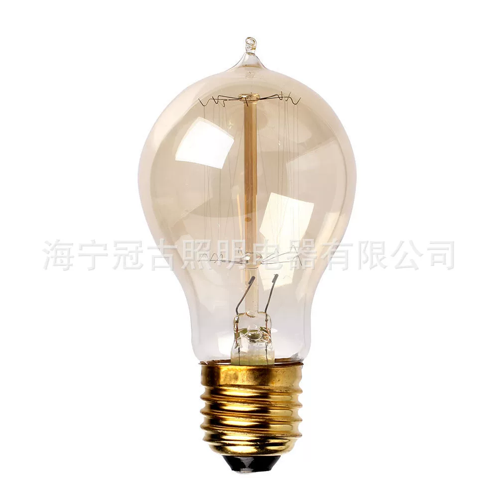 Retro incandescent lamp, antique bulb, 40W, 60W
