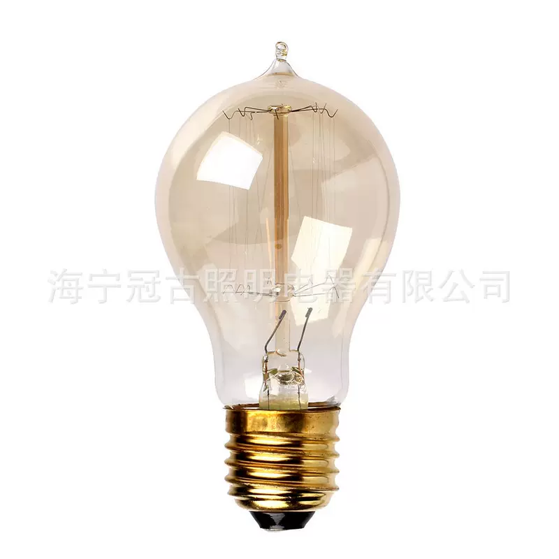 Retro incandescent lamp, antique bulb, 40W, 60W