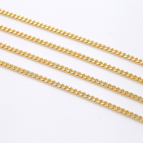 New 14K gold multi-specification Korean fashion chain chain diy handmade sweater chain bracelet necklace material
