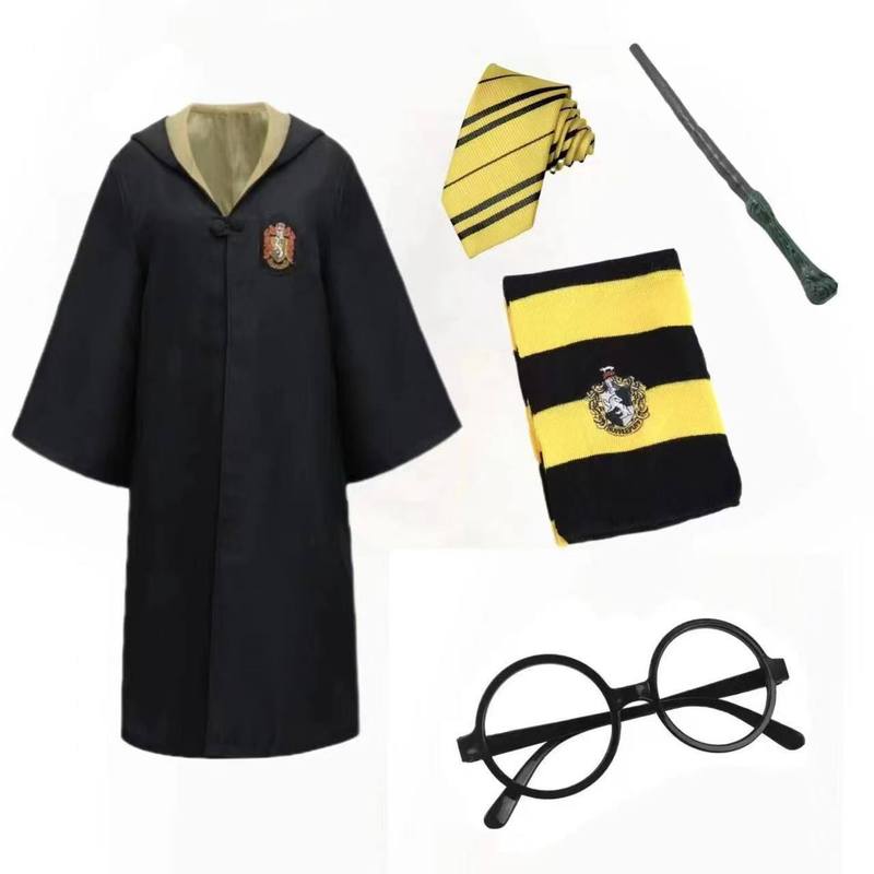 哈利波特服装cosplay魔法袍格兰芬多赫敏学院套装万圣节披风斗篷|undefined