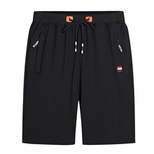 夏季男士短裤运动休闲中裤宽松大码中年纯棉薄款居家五分裤男马裤