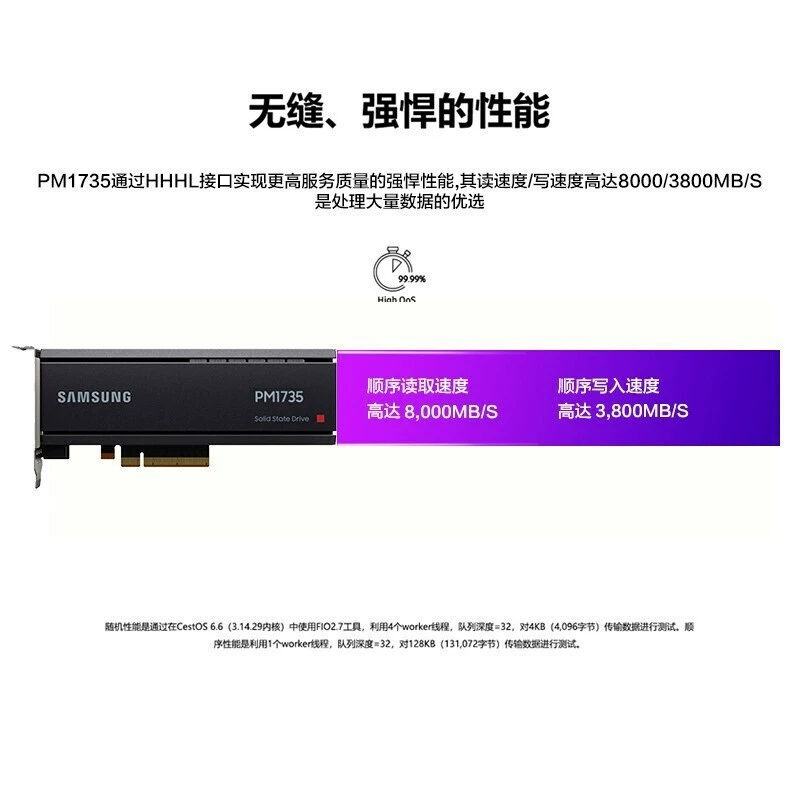 PM1735 корпоративный твердотельный накопитель SSD HHHL интерфейс, для серверов