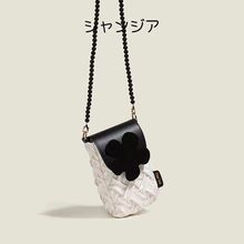 香港代购可爱小方包女2025韩版新款花朵设计手机包时尚百搭