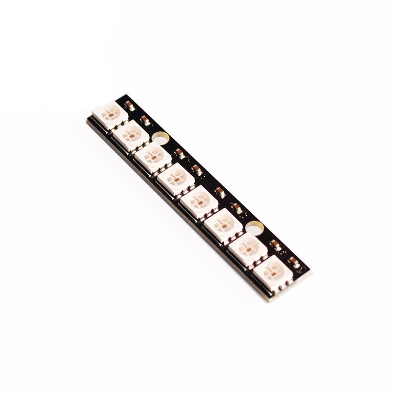 8位 WS2812 5050 RGB LED 内置全彩驱动彩灯开发板 黑板