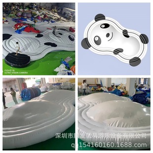 Export Foreign Trade New Model Internet Celebrity Inflatable Bouncy Cloud Closed-Air Outdoor Scenic Indoor Trampoline Amusement Equipment Manufacturer