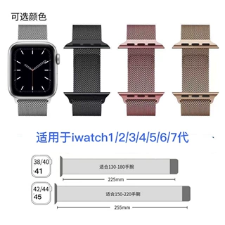 适用1-7代米兰尼斯表带苹果表带金属款磁吸表带工厂直销