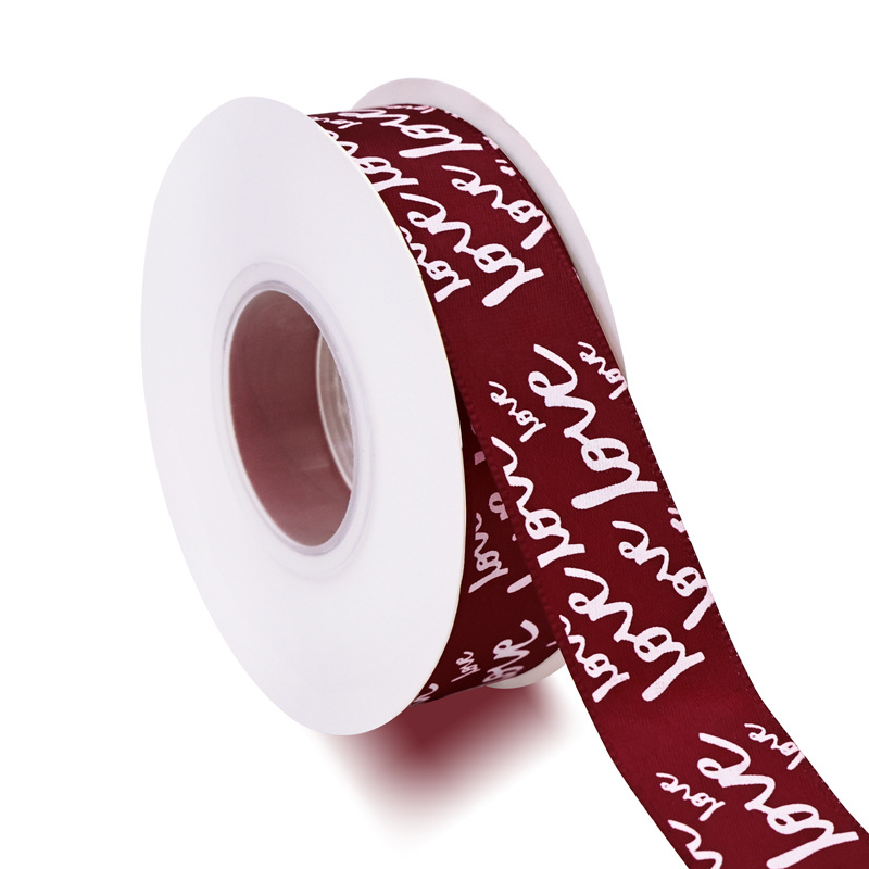 Qixi día de San Valentín amor cinta regalos adornos pastel decoración embalaje cinta de seda flores confesión fuente directa