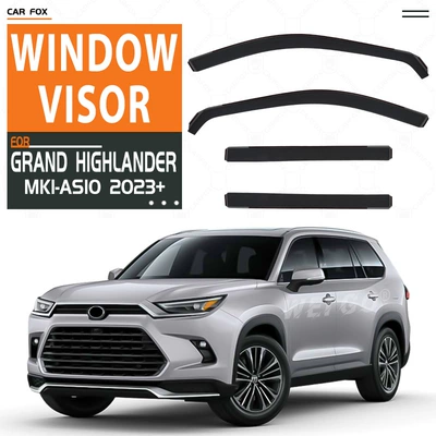 Rain shield Car Window Rain and - standard-packing-without-logo-grand-highlander-mk1-as10-2023-embedded-rain-or-shine
