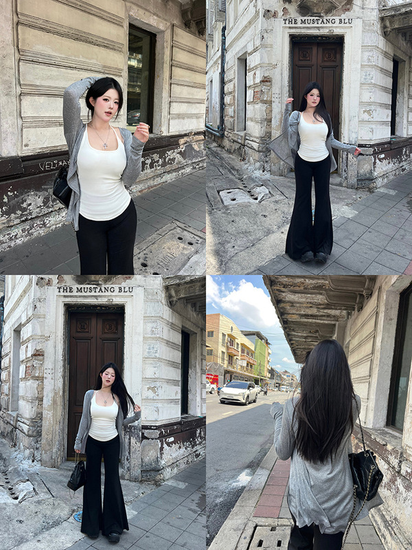健身服套装高级感女2025春秋长袖修身三件套瑜伽休闲外穿运动裤子|undefined