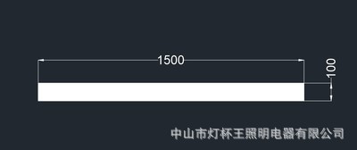 Lámpara led especial de empalme sin costuras para oficina, candelabro rectangular, sala de conferencias, edificio de oficinas, tira de luz de retorno
