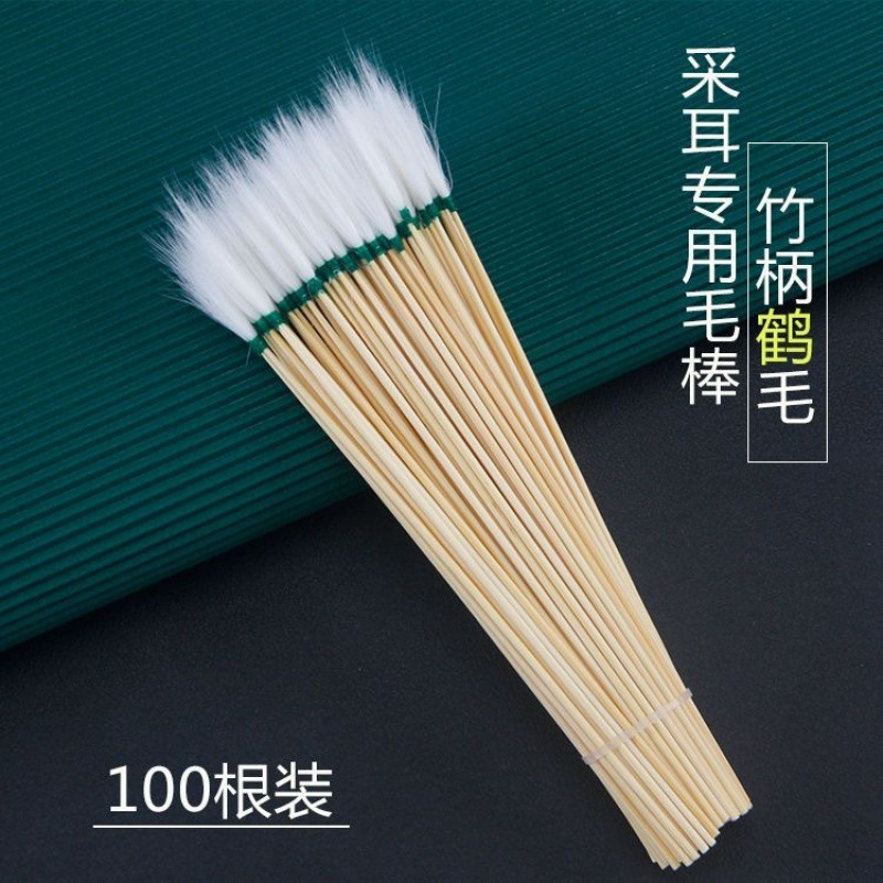 Herramientas de orejas, agujas de plata, palo de ganso, palo de caballo, palo de orejas, conjunto profesional de orejas, cuchara de orejas