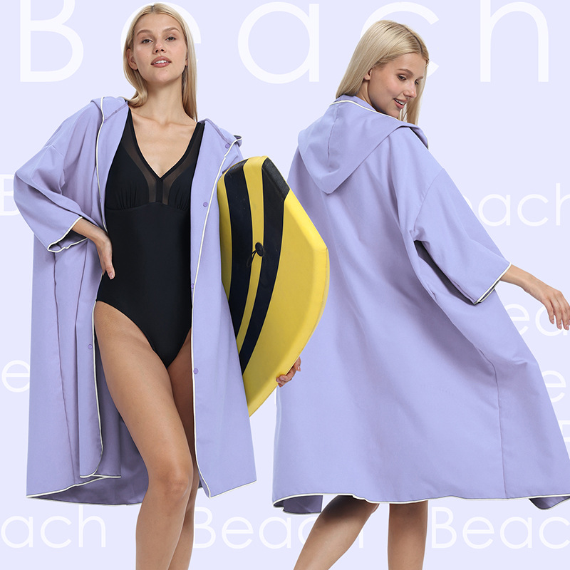 Cardigan snap style - solid color light purple