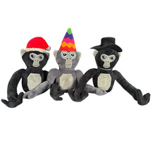 跨境新款gorilla tag monkey大猩猩玩偶毛绒玩具游戏周边公仔批发