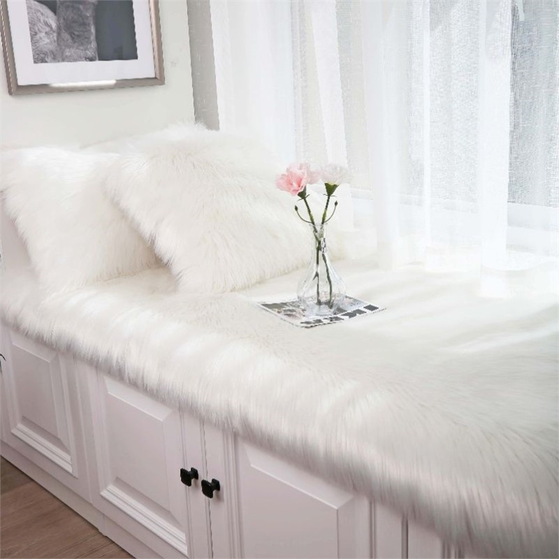 for Bedroom – Other Car Carpet - long-pile-white-60150cm