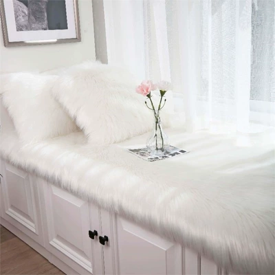 Weddings, No-Wash, Visual Relaxation – Car Carpet - long-hair-white-60150cm