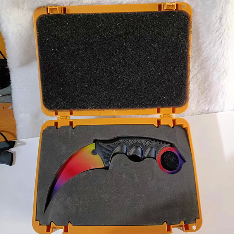 Navaja Mariposa de Entrenamiento de Acero Inoxidable Sin Filo para Principiantes y Juego CS image 23