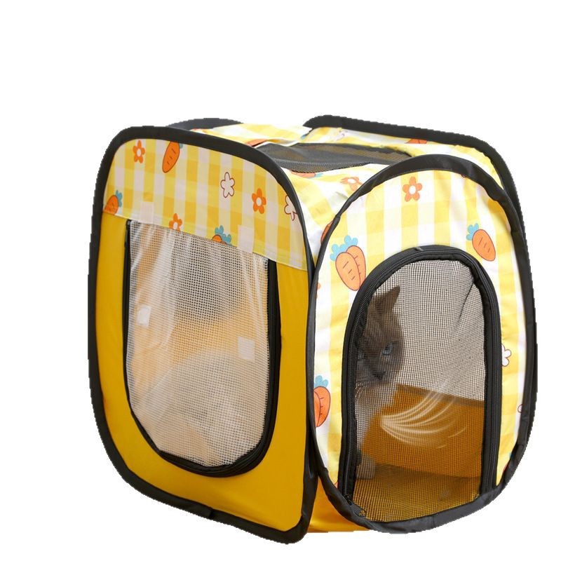 Caja de secado para mascotas cuadrada plegable, jaula para perros, carpa cuadrada, jaula de secado de baño portátil plegable pequeña y mediana