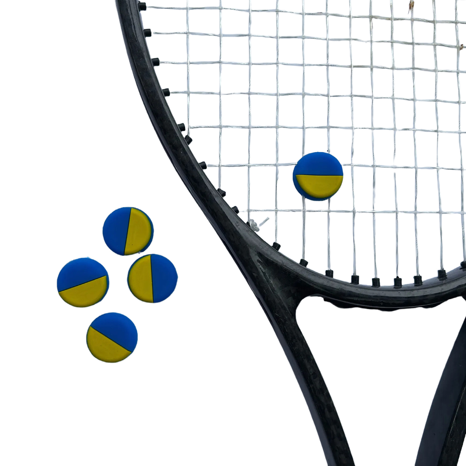 Spot National Flag Shock Absorber Personalized Tennis Racket Shock Absorber Silicone Shock-Proof Particles Silicone Double-Sided Shock Absorption