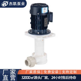 耐酸耐碱槽内化工立式泵 JKP-X-40SK-25VP-4 耐酸碱可空转化工泵