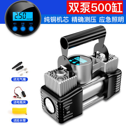 Bomba de aire para coche, bomba de neumáticos eléctrica, bomba de aire multifuncional de 12V, compresor de aire para coche, bomba eléctrica no portátil