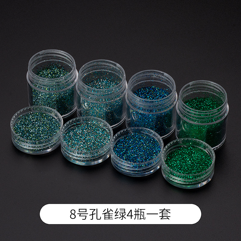 polvo brillante DIY material sequinilla goteo AB molde resina UV aceite Mahjong relleno joyas auriculares ilusión