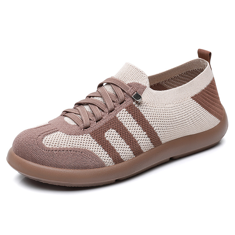 Zapatos de mujer todo-fósforo verano nuevo estilo transfronterizo al por mayor zapatos casuales boca baja zapatos de entrenamiento alemán suela suave zapatos de madre de un pie