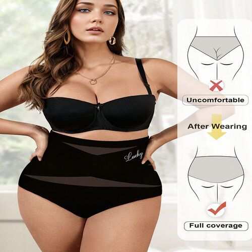High-waisted, non-trace, abdominal bellow-abdomen women's underwear, post-partum, strong hip lifting, waist, large-size body shaping shorts wholesale