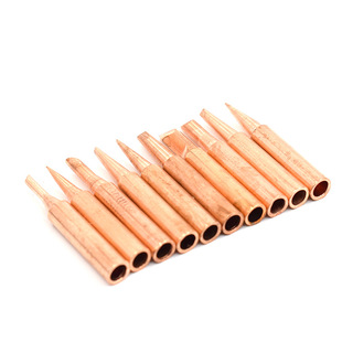 Pure copper soldering iron head 900m bare copper soldering iron mouth copper soldering iron head melting tin soldering head good heat conduction