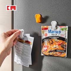 Magnetic Refrigerator Clip Seal Food Snack Sealing Clips Plastic Preservation Clips Moistureproof Kitchen Household Seal Clips