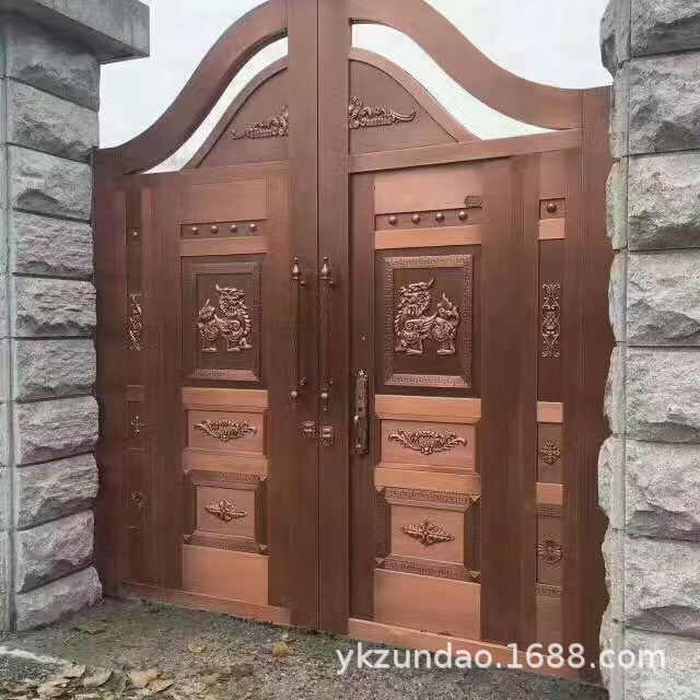别墅庭院铜门