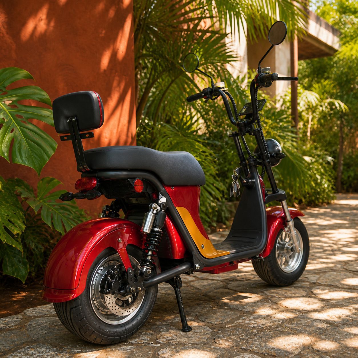 Brazil Harley Citycoco large wheel wide tire electric vehicle adult electric bicycle electric motorcycle battery vehicle manufacturer