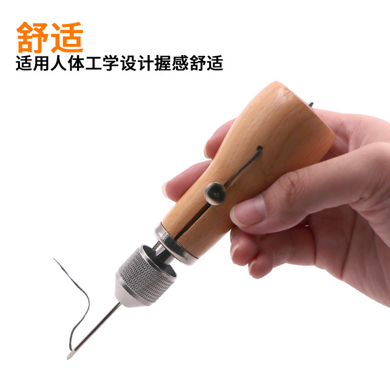 新しい革の縫い目の縫い目機の手作りのdiy皮芸の縫い目のツールの牛革の皮の彫刻のツール|undefined