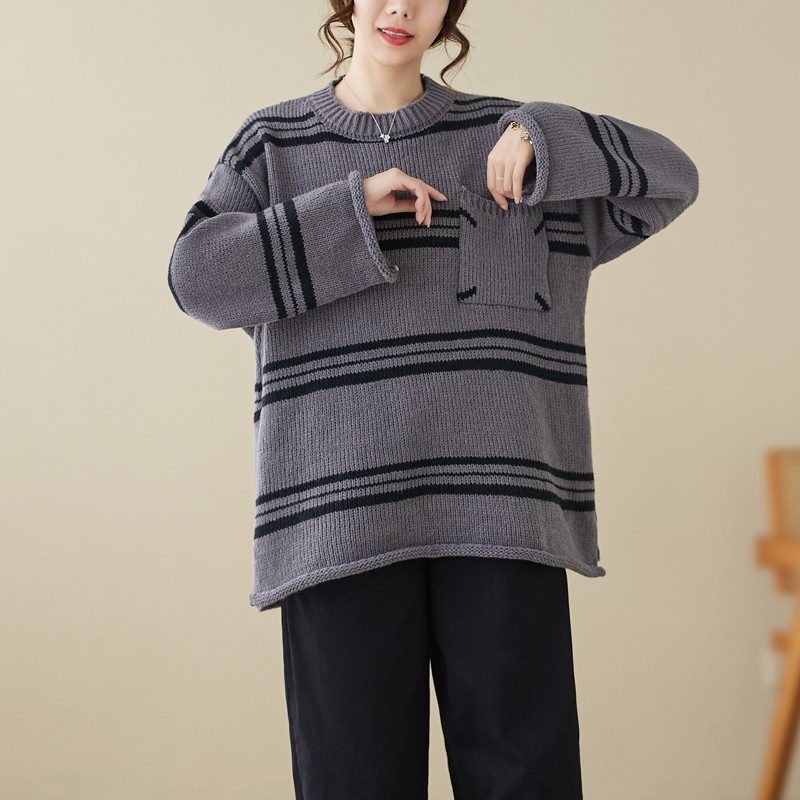 F大きいサイズセーター／ニット