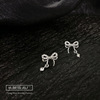 Silver needle, fashionable retro earrings, wholesale