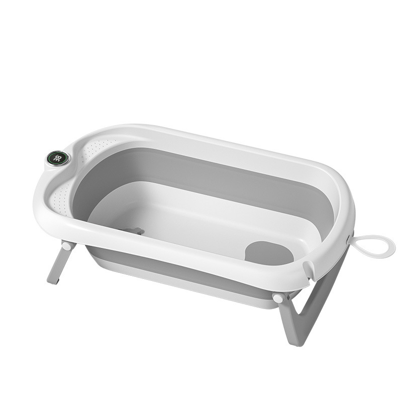 bañera transfronteriza para bebés bañera plegable para bebés sentados y acostados bañera grande para niños artículos domésticos para niños