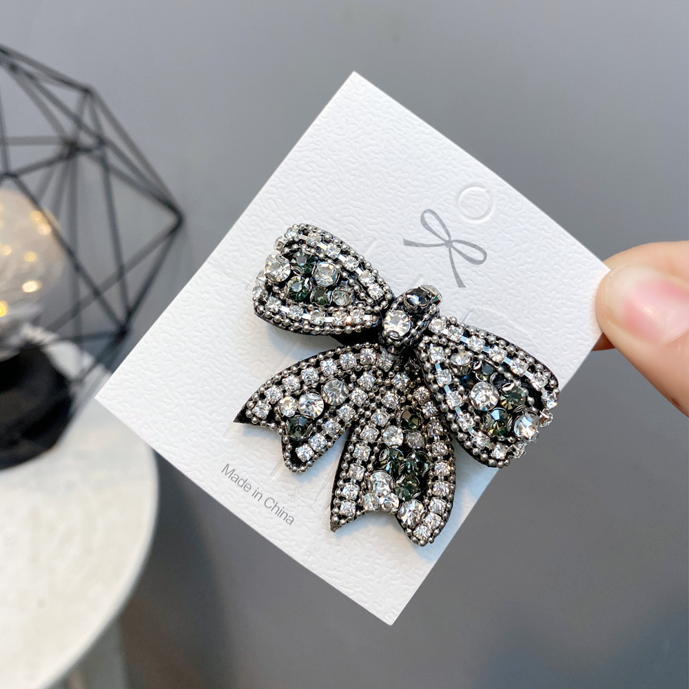 Fashion Diamond Bowknot Bb Clip display picture 1