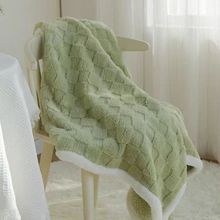 ins风毛毯办公室午睡毯子沙发盖毯法兰珊瑚绒空调薄毯单人床午睡