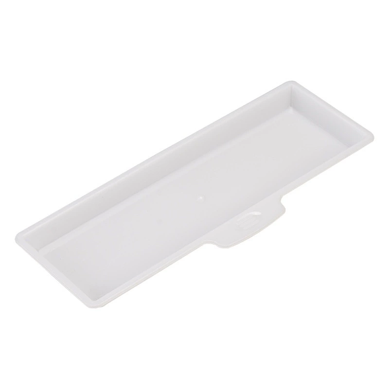 Заводская прямая поставка утолщенного белого пластикового поддона для воды из ПП, прямоугольной формы с бортиком 150*90 мм, прозрачный сливной поддон