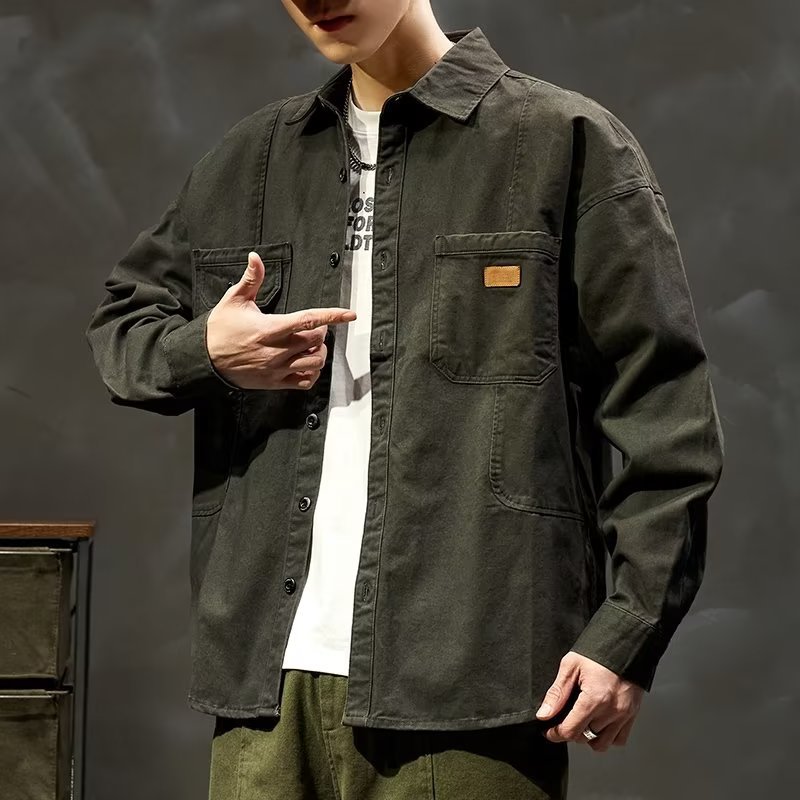 Japanese retro spring shirt