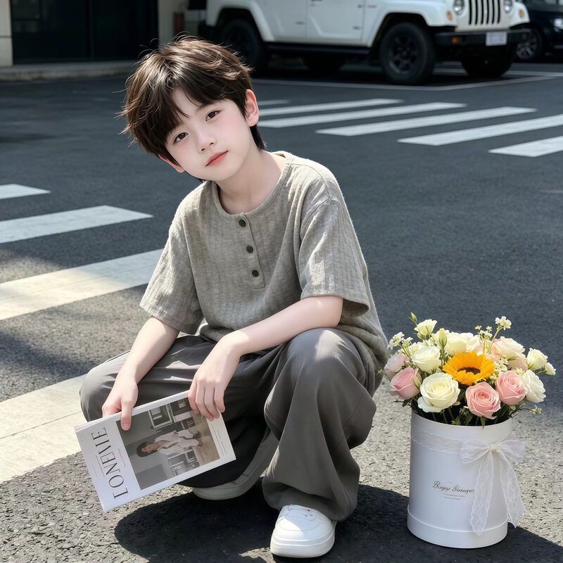 Girls' Summer Outfit Stylish Korean-Style Vest Dress Set 2026 New Trendy Super Fashionable Beautiful Dress for Older Children Girls' Summer Outfit Stylish Korean-Style Vest Dress Set 2026 New Trendy Super Fashionable Beautiful Dress for Older Children