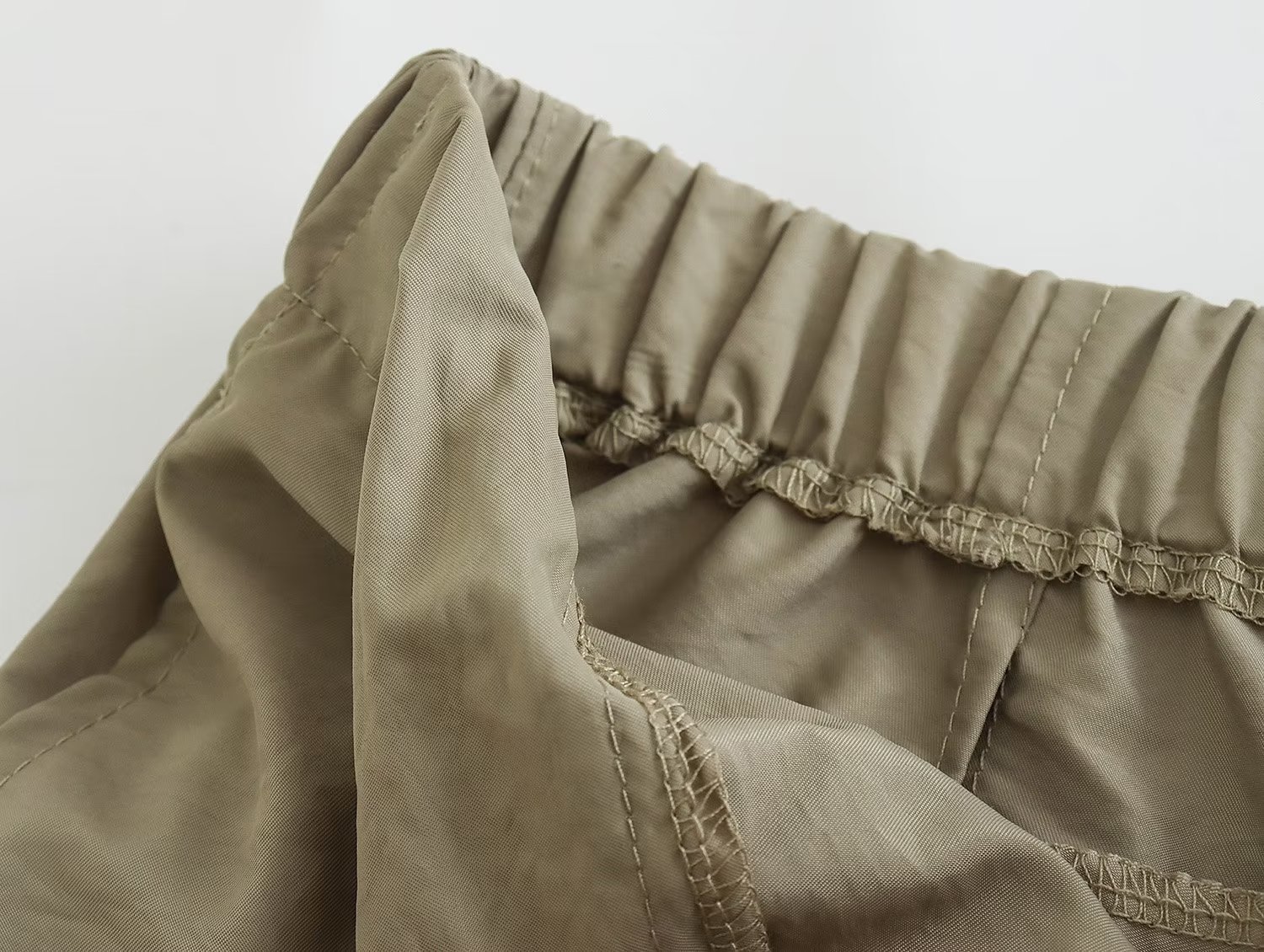 Dametøj Forår og efterår joggingbukser Dame fritidsbukser Sommer plisserede overalls Damer Stram høj talje E62048_voghion.com