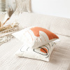 Detachable Scandinavian sofa for bed, ethnic back pillow, pillowcase, ethnic style