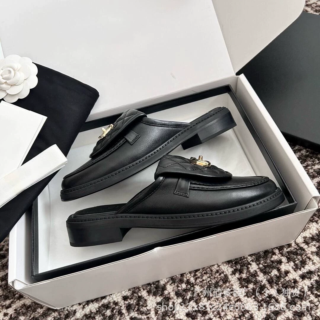 Тапочки платформа, летняя обувь, модный рюкзак, стиль Chanel